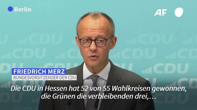 Merz: Ampel-Koalition historisch abgestraft