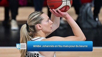 WNBA: Johannès en feu mais pour du beurre