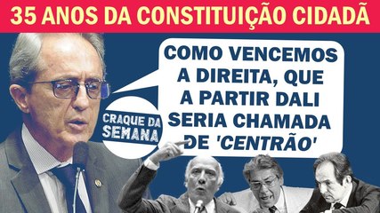 RELATO EMOCIONANTE DO EX-CONSTITUINTE ALDO ARANTES: ULYSSES, COVAS E BERNARDO CABRAL | Cortes 247