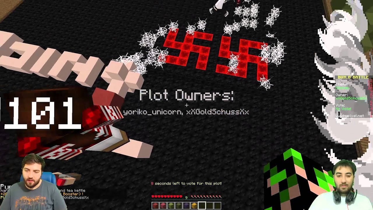 Minecraft Takımlı Yapı Kapışması(Build Battle Ocak Ve Savaş Topu Nasıl Yapılır /w Gitarist