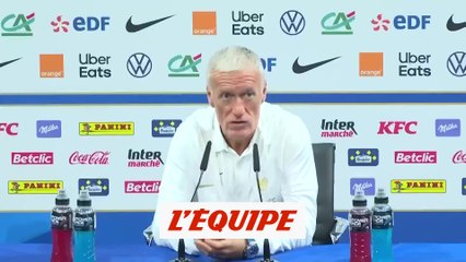 Video herunterladen: Deschamps : « Je suis attristé pour Paul Pogba » - Foot - Qualif. Euro - Bleus