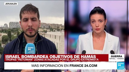 Informe desde Jerusalén: Gobierno israelí asegura haber retomado zonas atacadas por Hamás