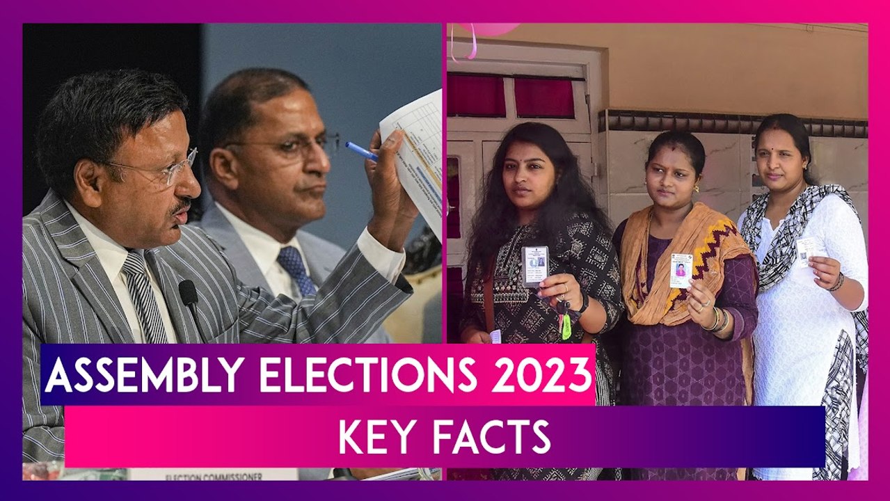 Assembly Polls 2023: 5 States to Vote From November 7 to 30, Results On December 3; Know Key Facts