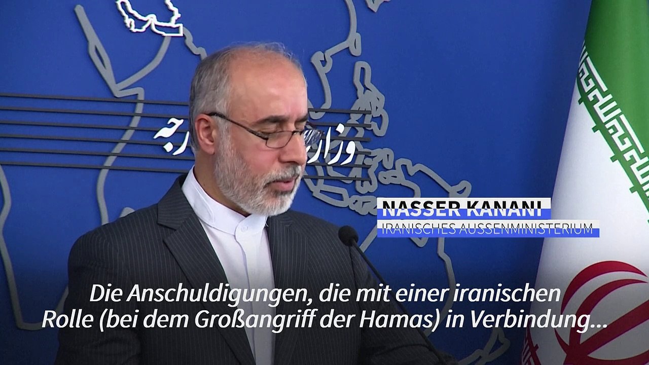 Iran weist Beteiligung an Hamas-Angriff auf Israel zurück