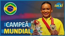 Rebeca Andrade conquista medalha de ouro em mundial
