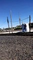 Train Collides With Stuck Semi-Truck's Trailer