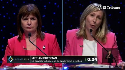Las frases destacadas de los participantes del Debate 2023: Myriam Bregman
