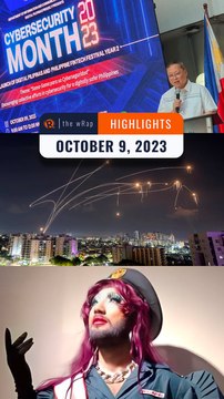 Rappler's highlights: PhilHealth data breach, Israel-Hamas conflict, Pura Luka Vega | The wRap | October 9, 2023