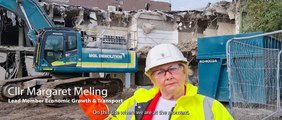 Demolition work starts at the former Central Library in South Shields