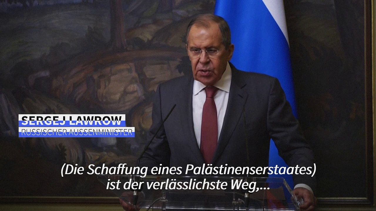 Russland: Nur Palästinenserstaat bringt Frieden in Nahost