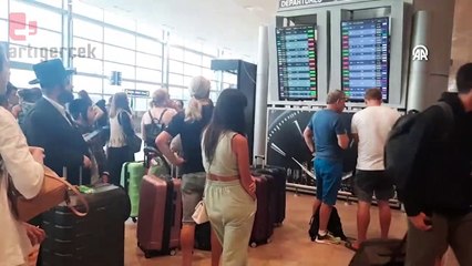 İsrail'i terk etmek isteyenler Ben Gurion Havalimanı'na akın etti