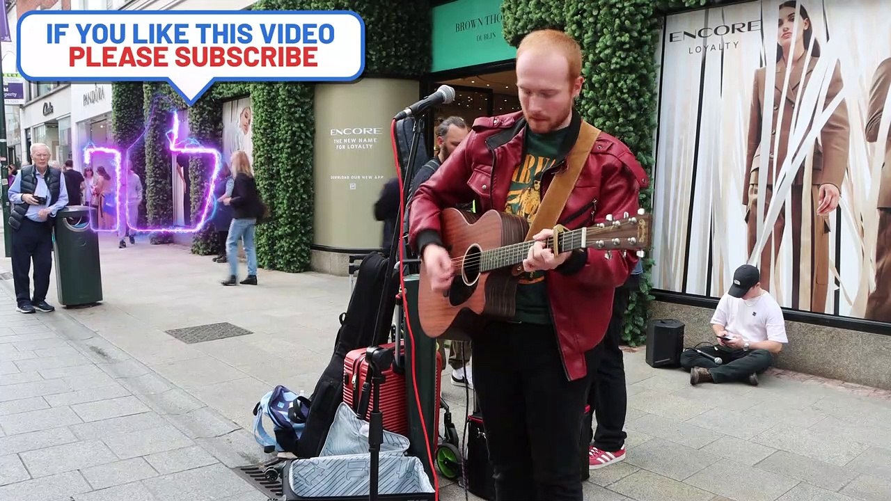 Martin McDonnell Live Cover of Someone I Used to Know Grafton Street Dublin