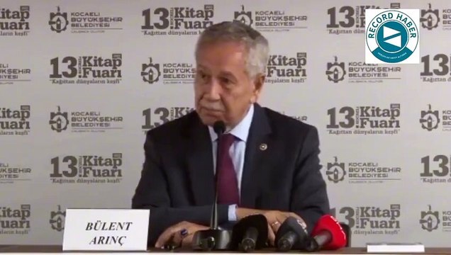 Bülent Arınç'tan İsrail'e saldıran Hamas’a tepki