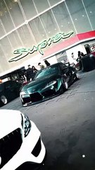 Feasting eyes on the JDM marvel - the stunning Toyota Supra, straight from the UltraRace CarEvent 2023! 