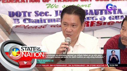 LTFRB Chairperson Teofilo Guadiz III, sinuspinde ni PBBM sa gitna ng umano'y katiwalian sa ahensya | SONA