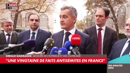 Télécharger la video: Attaque du Hamas - Gérald Darmanin annonce une réponse policière extrêmement ferme contre les actes antisémites: 