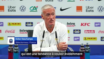 Bleus - Deschamps sur le Mondial 2030 : “Sur un plan sportif et de l'éthique, on n'y est pas trop”