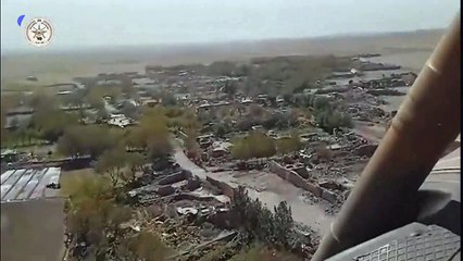 Aerial images from quake-hit areas in Western Afghanistan