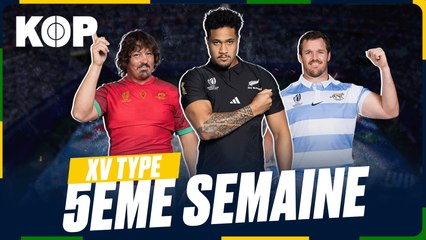 Notre XV type de la 5ème journée de Coupe du monde 