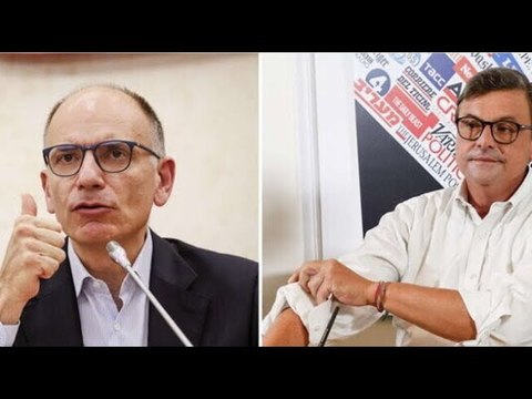 Elezioni scintille Letta Calenda Aiutate la destra Sei un disco rotto
