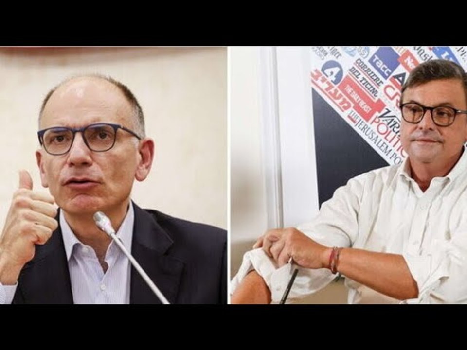Elezioni scintille Letta Calenda Aiutate la destra  Sei un disco rotto