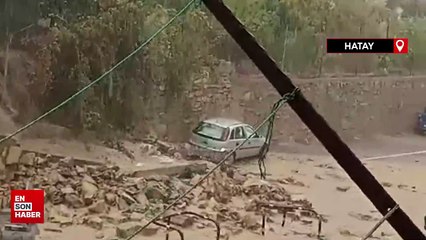Hatay'da şiddetli yağış