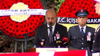 LE DIRECTEUR PROVINCIAL DE LA POLICE AKTAŞ, QUI A PARLÉ LORS DE LA CÉRÉMONIE FUNÉRAIRE DE LA POLICE MARTYRÉE, ET 9 PERSONNES ONT ÉTÉ DÉTENUES
