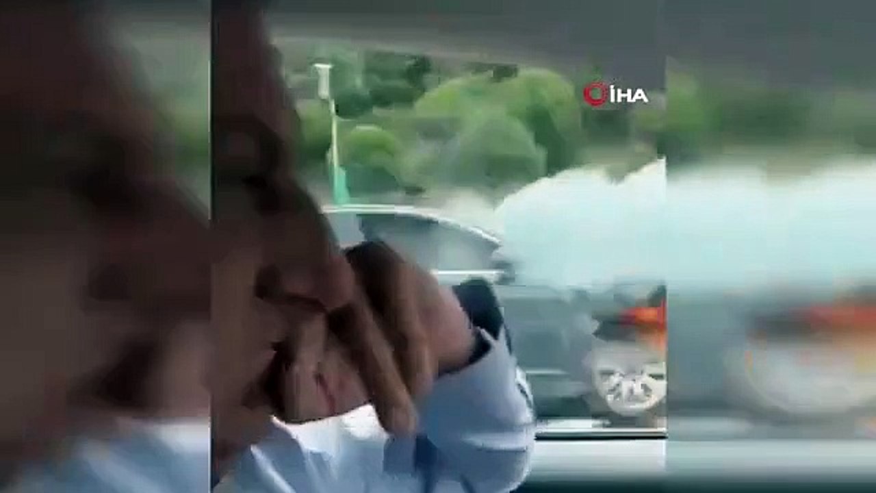 Une voiture de luxe a pris feu sur l'autoroute TEM