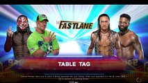 WWE  Cedric Alexander & Damian Priest vs John Cena & Jeff Hardy Table Match