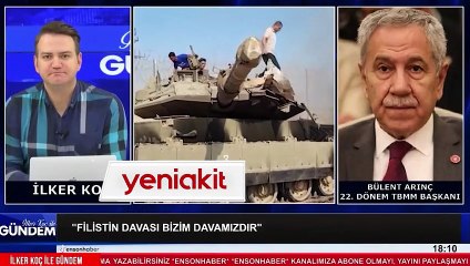 Bülent Arınç'tan Filistin açıklaması: Sözlerim yanlış yere çekildi