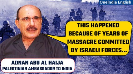 Descargar video: Israel Palestine Conflict | Palestinian Ambassador to India Adnan Abu Al Haija reacts | OneIndia