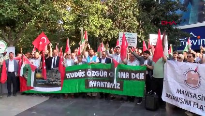 La plateforme de solidarité civile de Manisa a déclaré son soutien à la Palestine