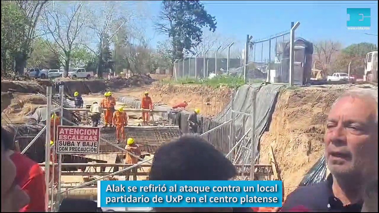 Alak se refirió al ataque contra un local partidario de UxP en el centro platense
