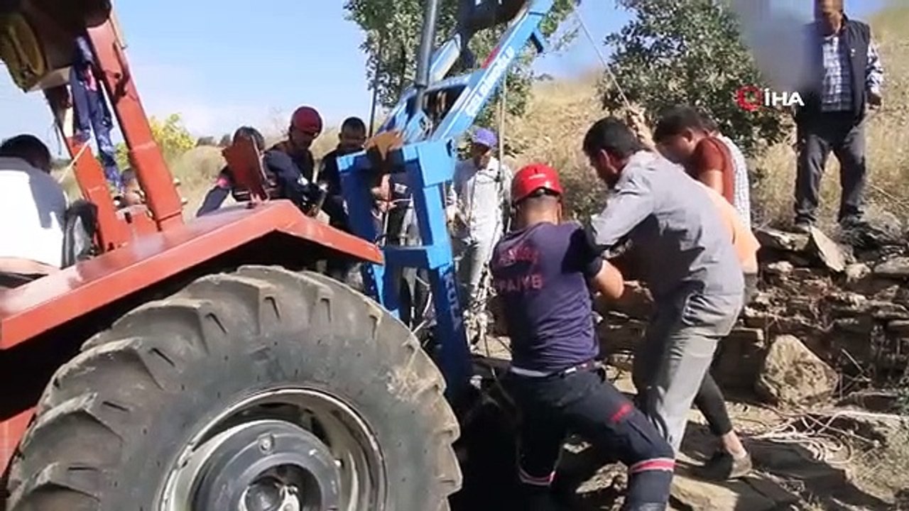 Les pompiers ont sauvé la vache tombée dans le puits