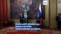 Russland wirft Westen Vernachlässigung des Nahost-Quartetts vor