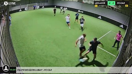Faute de Kévin Lubat - FC CAZ