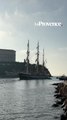 VIDÉO. Le Belem, plus vieux trois-mâts de France, fait son entrée dans le Vieux-Port de Marseille