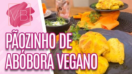 Pãozinho de ABÓBORA vegano e COALHADA saudável - Você Bonita (09/10/2023)