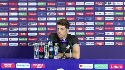 Mitchell Santner on New Zealand's comfortable 99-run Netherlands win