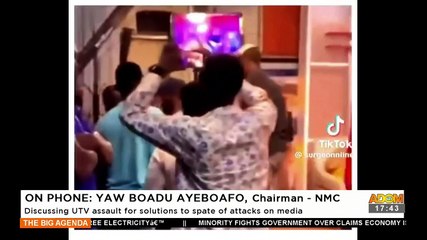 Abuse Against Journalists: Discussing UTV assault for solution to spate of attacks on media - The Big Agenda on Adom TV (9-10-23)