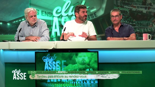 les Verts maintiennent péniblement leur série d'invincibilité face à Ajaccio (0-0) / Un manque de justesse selon Alain Blachon / Tardieu peine encore selon Laurent Hess / La légende de René Domingo présentée par Michel Roux / Et puis MC Pampill