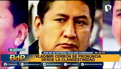 Download Video: Vladimir Cerrón reaparece desde la clandestinidad y envía mensaje mediante sus redes sociales