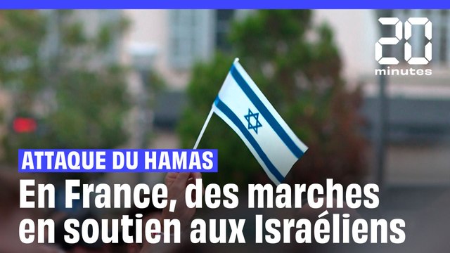 Attaque du Hamas en Israël : En France, des marches en soutien aux Israéliens