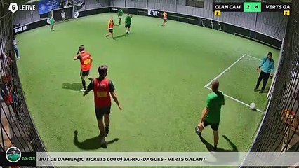 But de Damien(10 tickets LOTO) Barou-dagues - VERTS GALANT