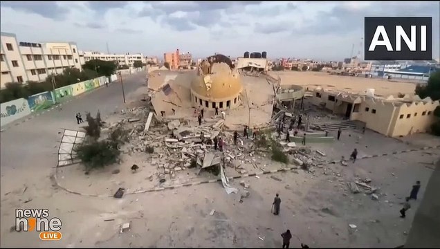 Gaza City_ Aftermath of Israeli retaliation after Hamas attacked Israel, yesterday