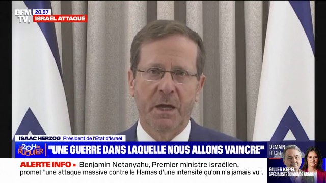Attaque du Hamas: À ma connaissance, il n'y avait jamais eu autant de juifs tués en une journée depuis l'Holocauste , affirme Isaac Herzog (président de l'État d'Israël)
