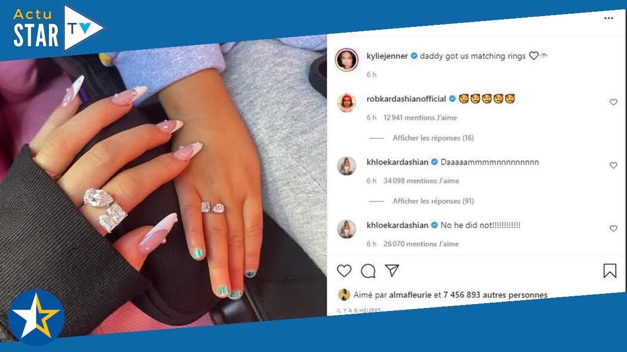 Kylie Jenner et sa fille arborent des bagues en diamants d'un demi-million de dollars