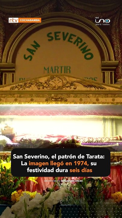 San Severino, el patrón del municipio de Tarata