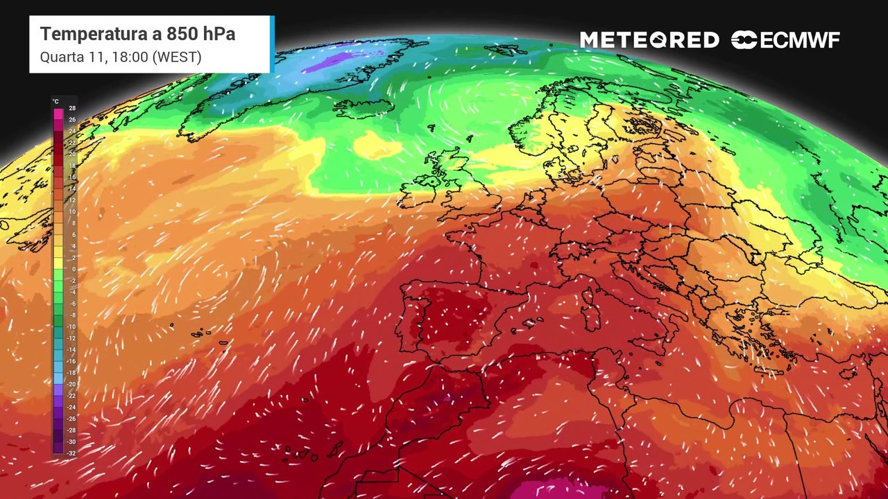 Mudança de tempo à vista em Portugal continental trará chuva, vento e descida das temperaturas