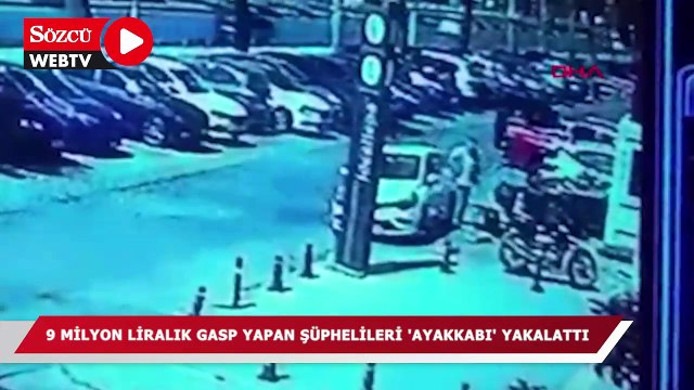 Maltepe'de 9 milyon liralık gasp yapan şüphelileri 'ayakkabı' yakalattı